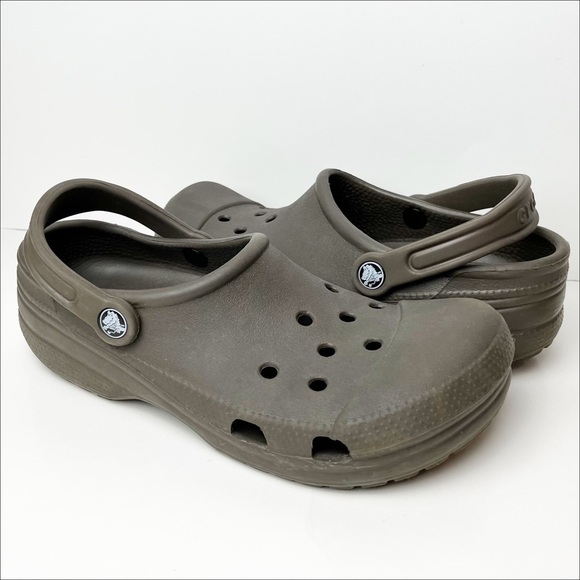 CROCS Classic Clogs brown Men’s 8 9 Women’s 10 11 lightweight shoes unisex comfy - Picture 10 of 10